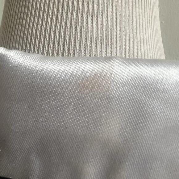 Ronni Nicole By Ouida Vintage Velvet Croppped Button Blouse Satin Collar & Cuffs - Picture 7 of 9